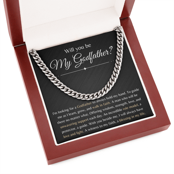 Will You Be My Godfather | Cuban Link Chain