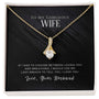 To My Gorgeous Wife | Love Your Husband | Alluring Beauty Necklace