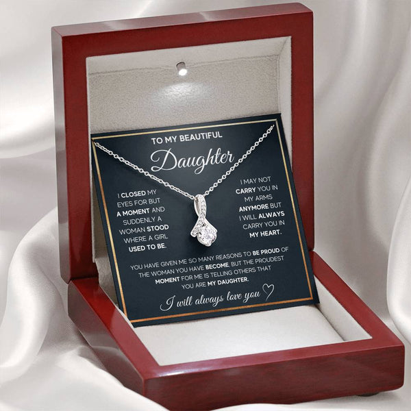 To My Daughter | I Will Always Love You | Alluring Beauty Necklace