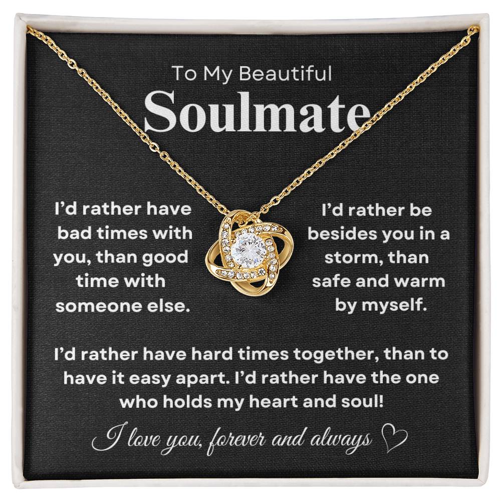 Beautiful Soulmate | Love Knot Necklace