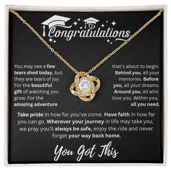 Graduation Gift - Love Knot Necklace