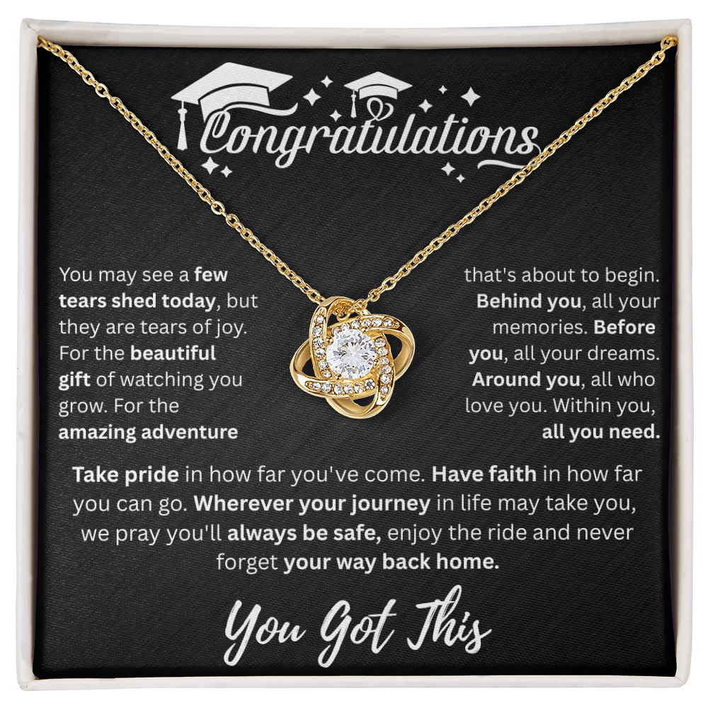 Graduation Gift - Love Knot Necklace