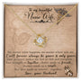 To My Nurse Wife | Love Your Husband | Love Knot Necklace