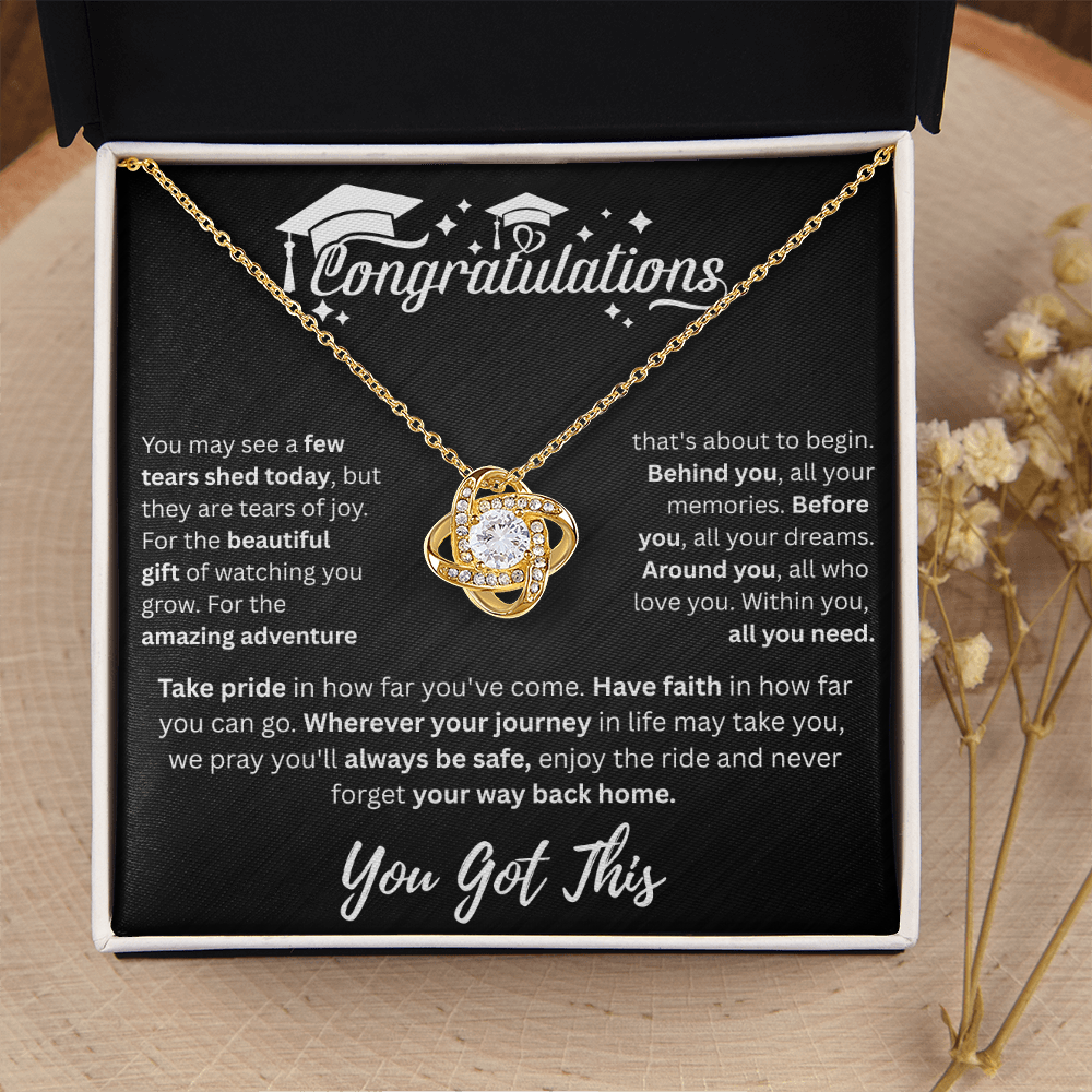 Graduation Gift - Love Knot Necklace