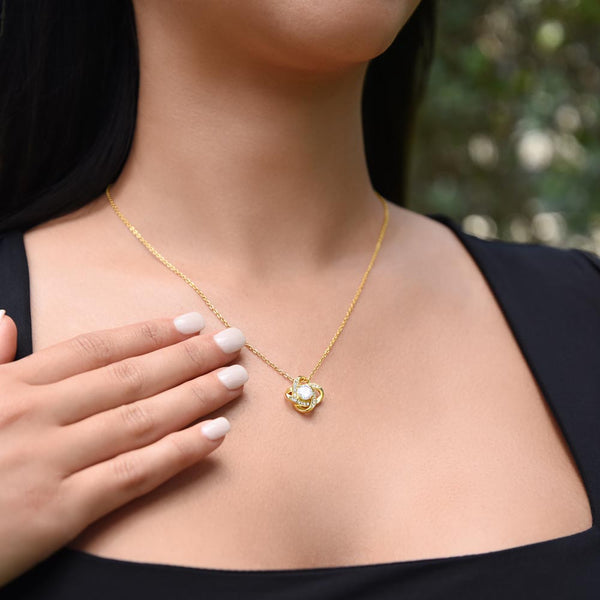 To My Firefighter Wife | I Fell In Love With You | Love Knot Necklace