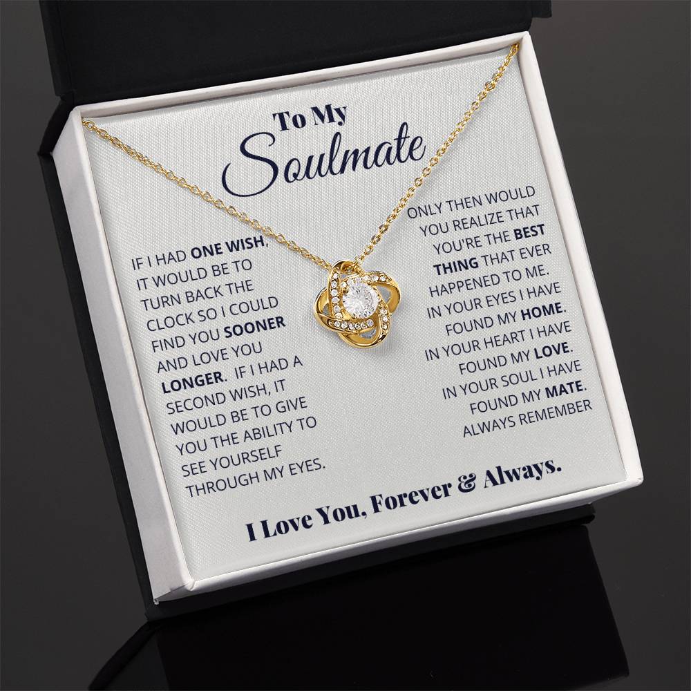 Soulmate | The Love Knot Necklace