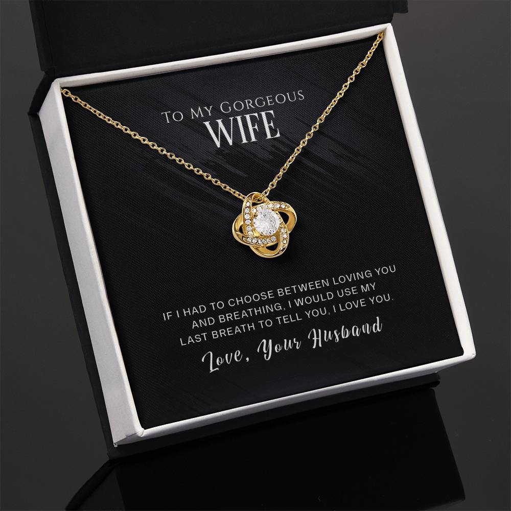 The Love Knot Necklace | Wife Edition