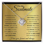 To My Soulmate | I Love You Forever And Always | Love Knot Necklace