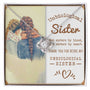 To My Unbiological Sister | Sisters By Heart | Love Knot Necklace