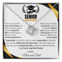 Gift For Graduation | "Take Pride In How Far You've Come" | Love Knot Necklace