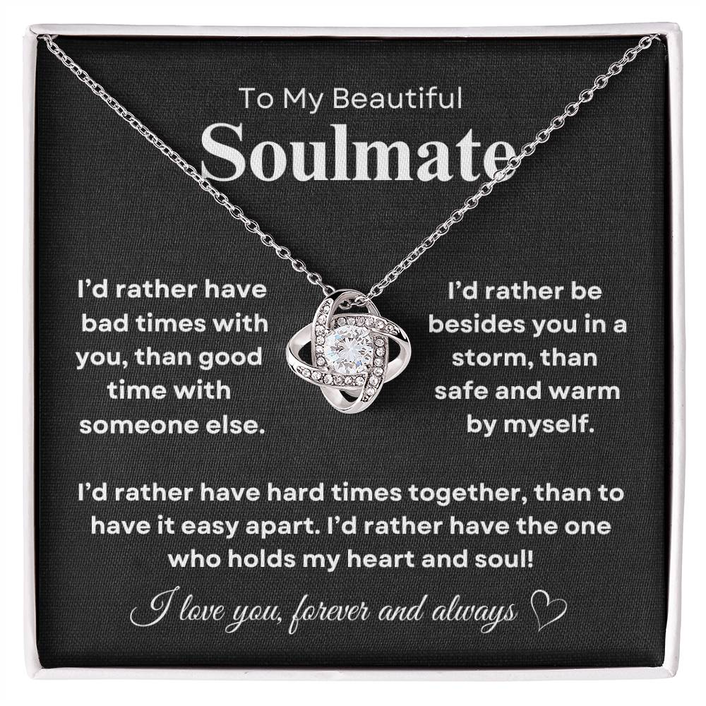 Beautiful Soulmate | Love Knot Necklace