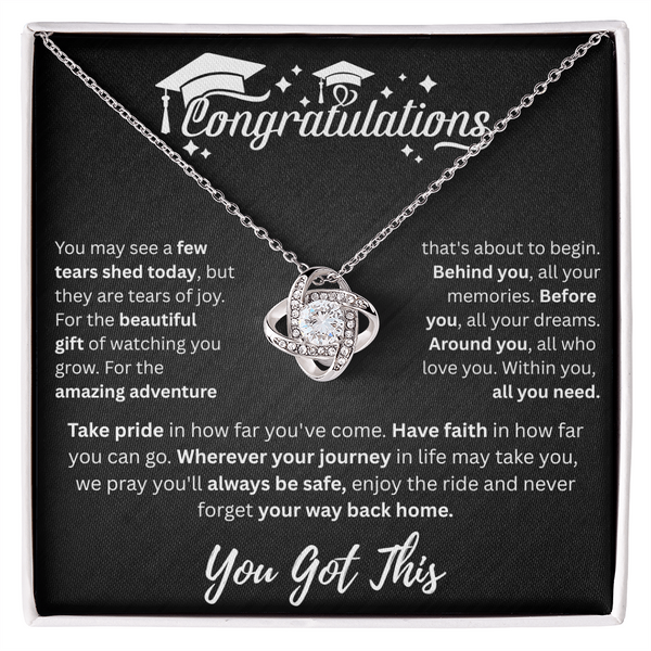 Graduation Gift - Love Knot Necklace
