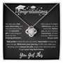 Graduation Gift - Love Knot Necklace