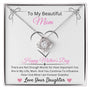 To My Beautiful Mom | Love Knot Necklace | Happy Mother's Day Mom