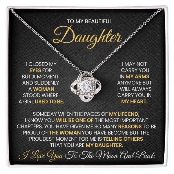 To My Beautiful Daughter | I Love You To The Moon and Back