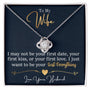 To My Wife | May Not Be Your First | Love Knot Necklace