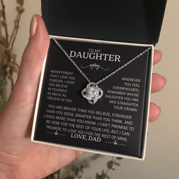 To My Daughter - The "Straighten Your Crown" Love Knot