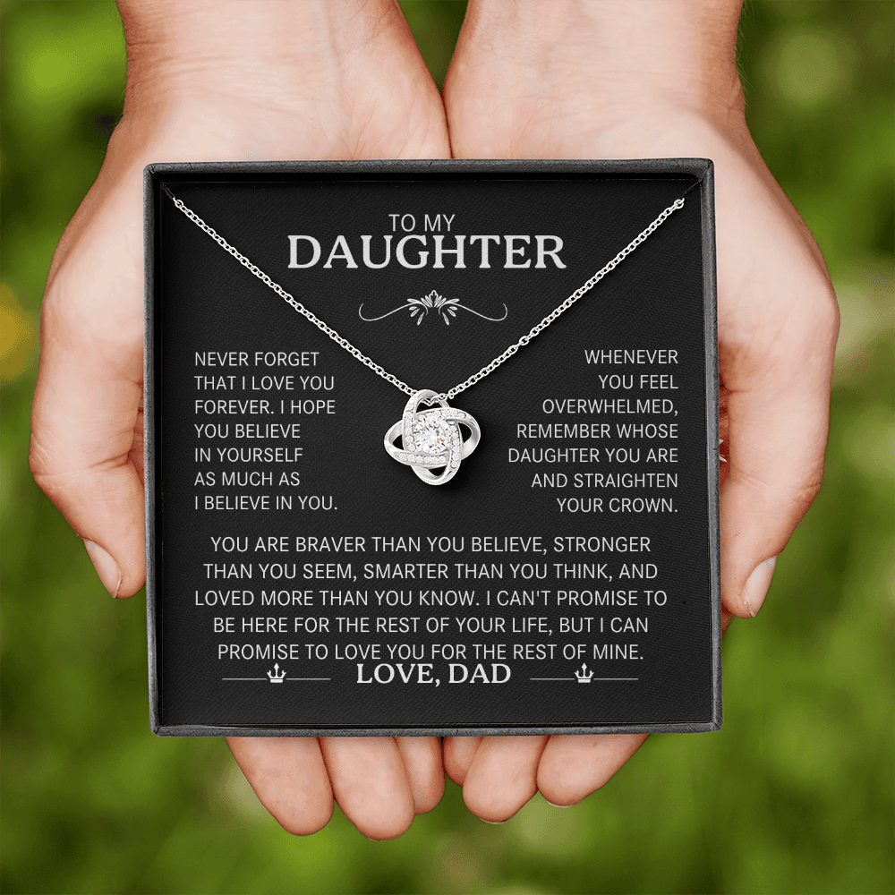 To My Daughter - The "Straighten Your Crown" Love Knot