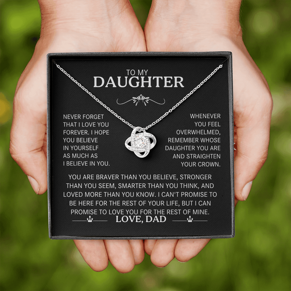 To My Daughter - The "Straighten Your Crown" Love Knot
