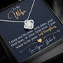 To My Wife | May Not Be Your First | Love Knot Necklace