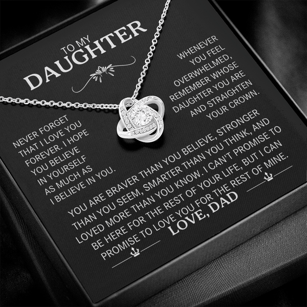 To My Daughter - The "Straighten Your Crown" Love Knot