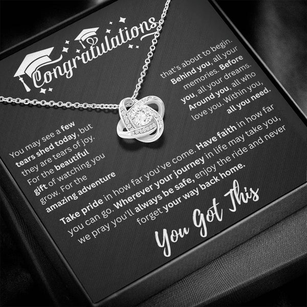 Graduation Gift - Love Knot Necklace
