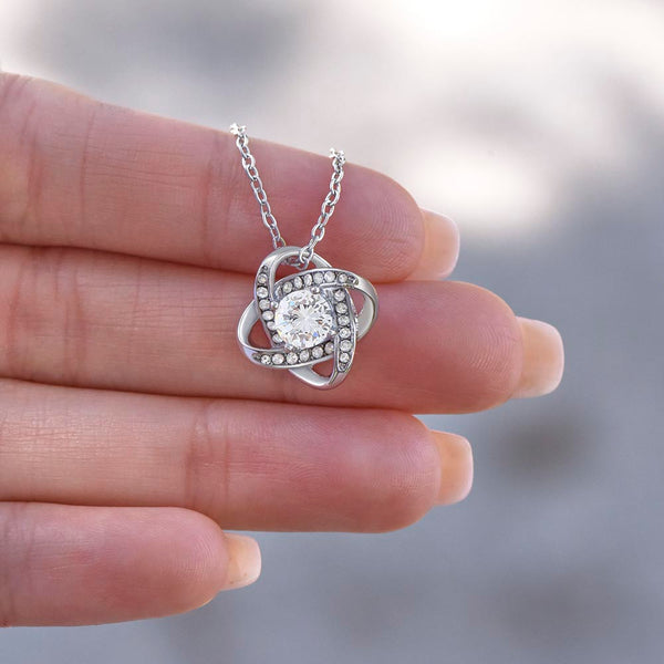 Mama To Be | Our Hearts Beat Together | Love Knot Necklace