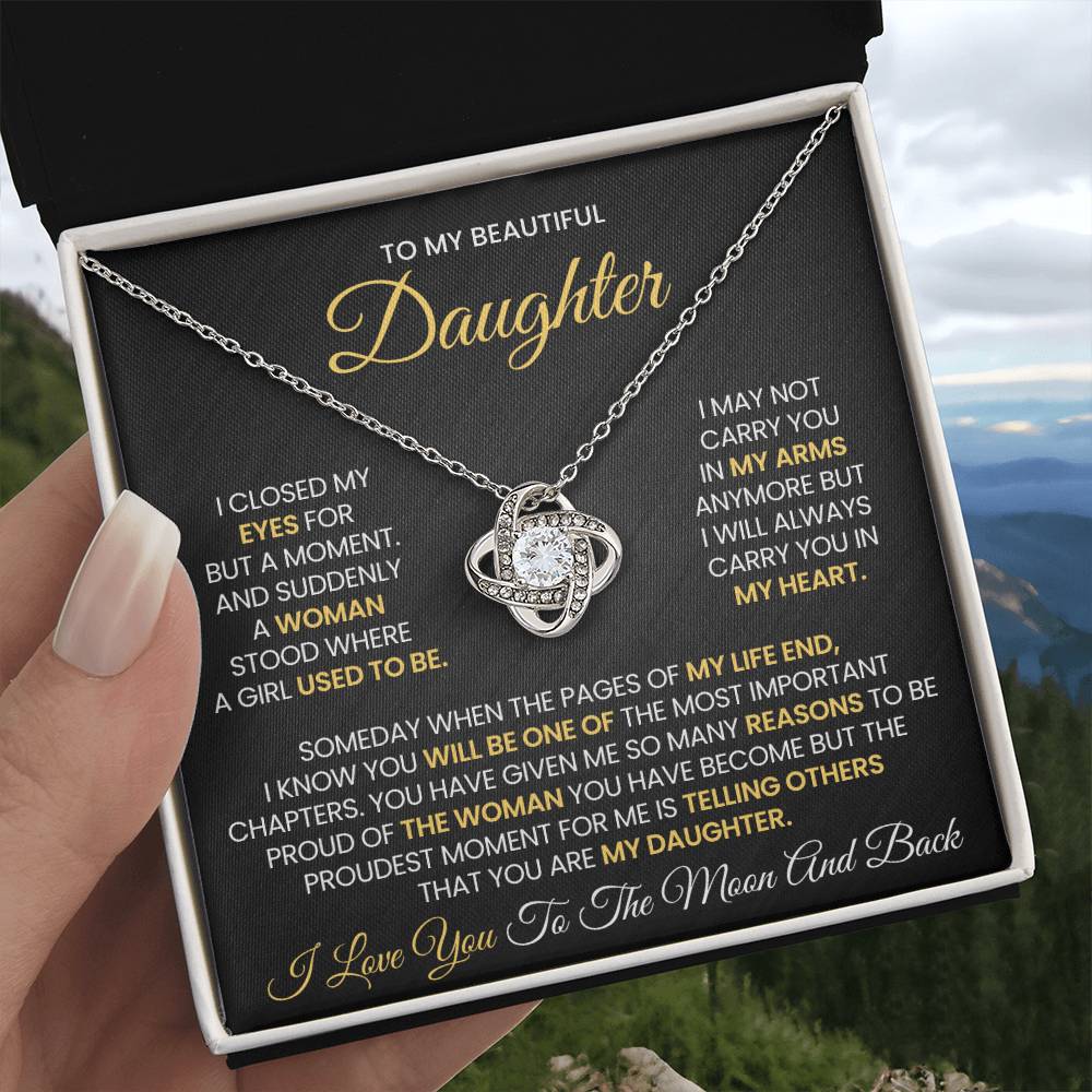 To My Beautiful Daughter | I Love You To The Moon and Back