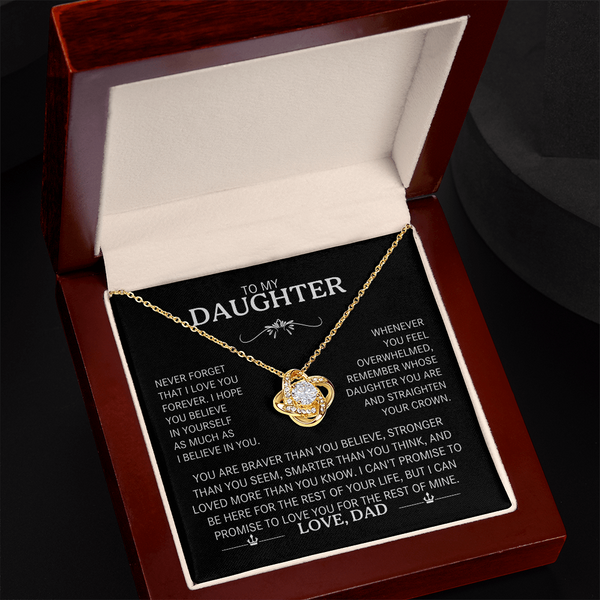 To My Daughter - The "Straighten Your Crown" Love Knot