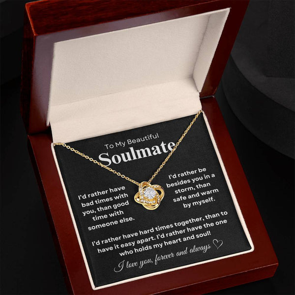 Beautiful Soulmate | Love Knot Necklace