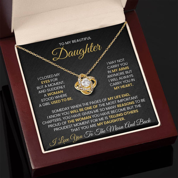 To My Beautiful Daughter | I Love You To The Moon and Back