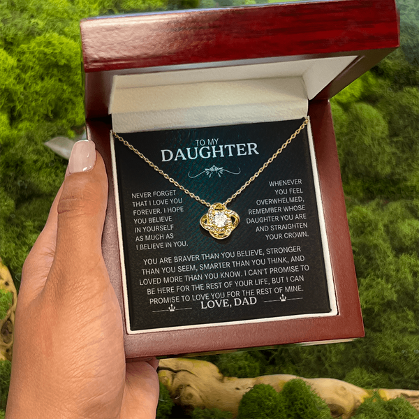 To My Daughter - The "Straighten Your Crown" Love Knot