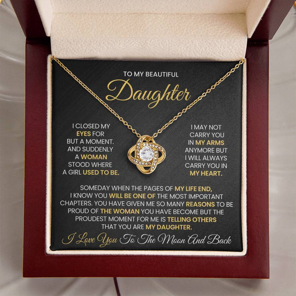 To My Beautiful Daughter | I Love You To The Moon and Back