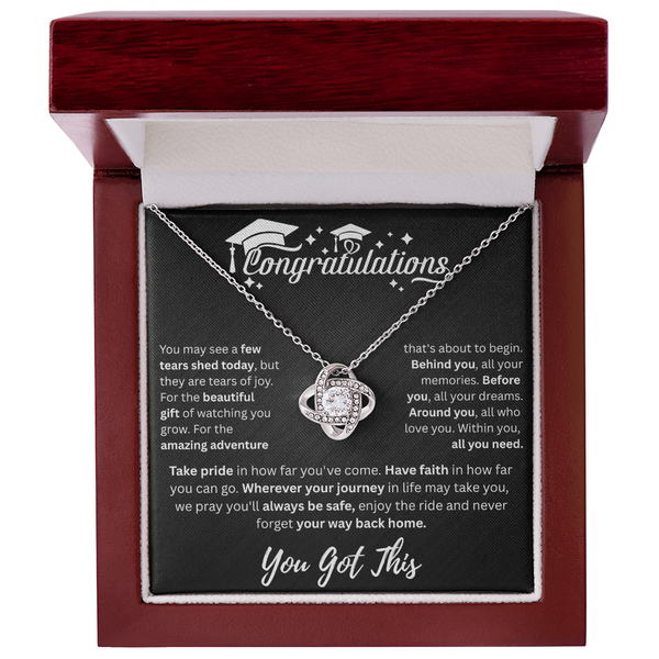 Graduation Gift - Love Knot Necklace