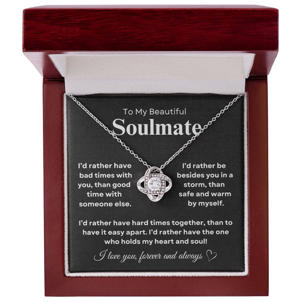 Beautiful Soulmate | Love Knot Necklace