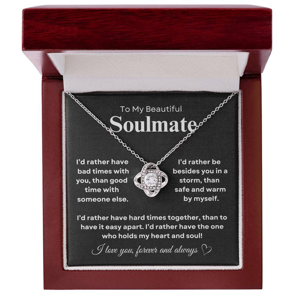 Beautiful Soulmate | Love Knot Necklace