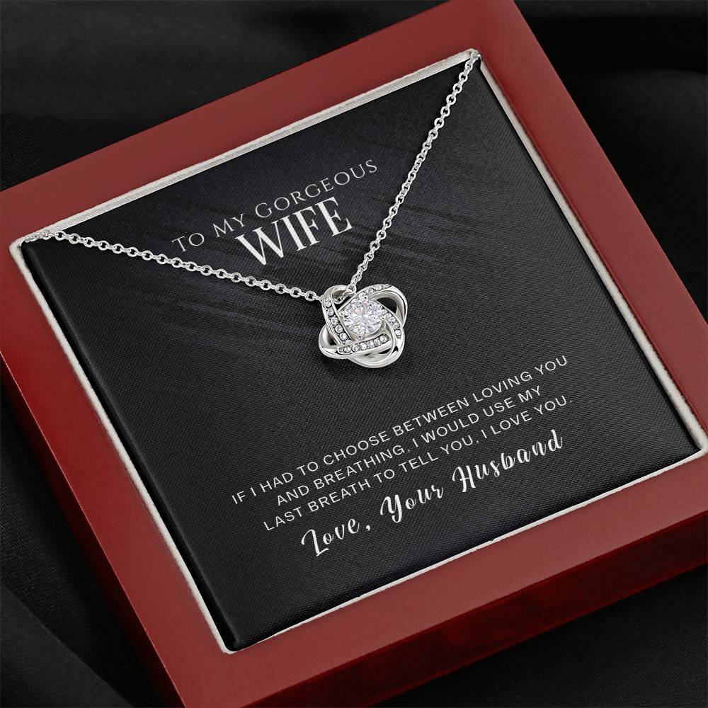 The Love Knot Necklace | Wife Edition