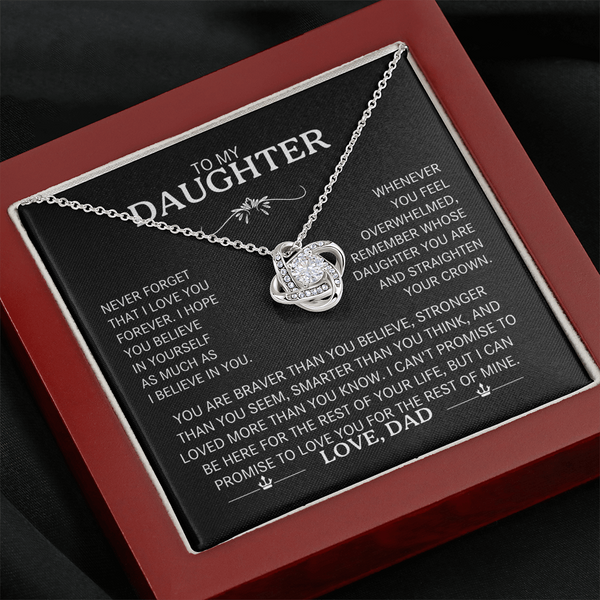 To My Daughter - The "Straighten Your Crown" Love Knot