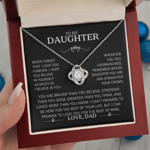 To My Daughter - The "Straighten Your Crown" Love Knot