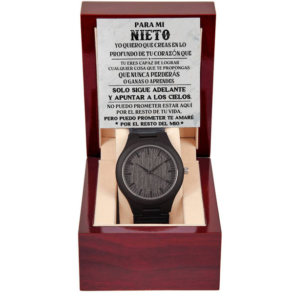 For My Grandson | (Spanish ) Para Mi Nieto | Wooden Watch❤️🔥