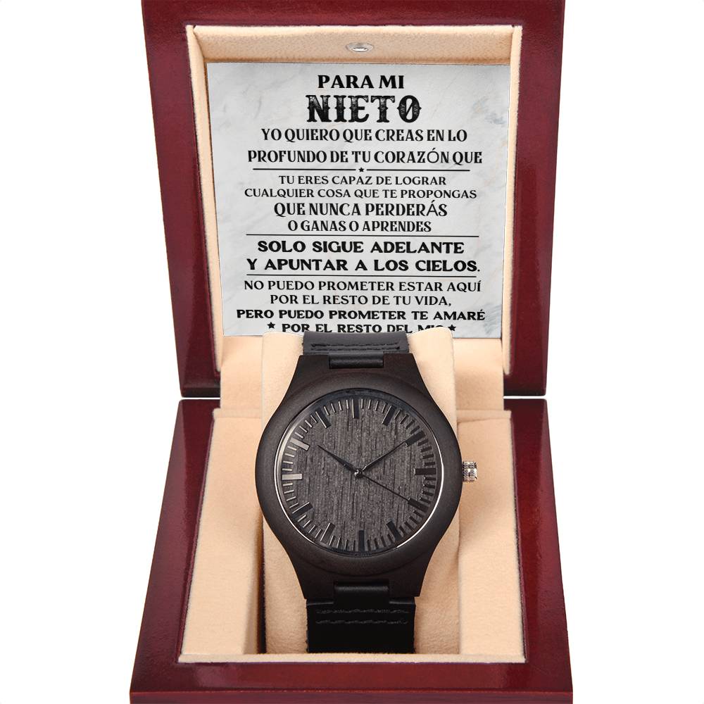 For My Grandson | (Spanish ) Para Mi Nieto | Wooden Watch❤️🔥