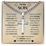 To My Son | Never Forget | Chain With Artisan Cross