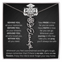 Graduation Gift | Personalized Birth Flower Necklace