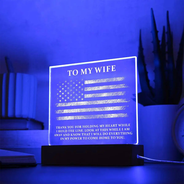 To My Wife | Acrylic Plaque