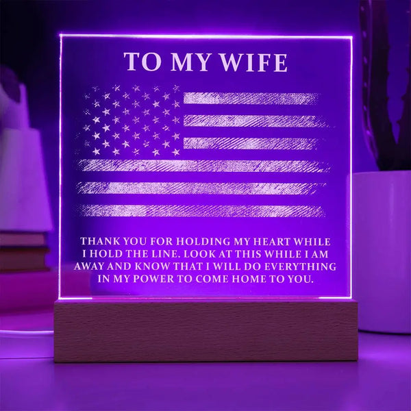 To My Wife | Acrylic Plaque