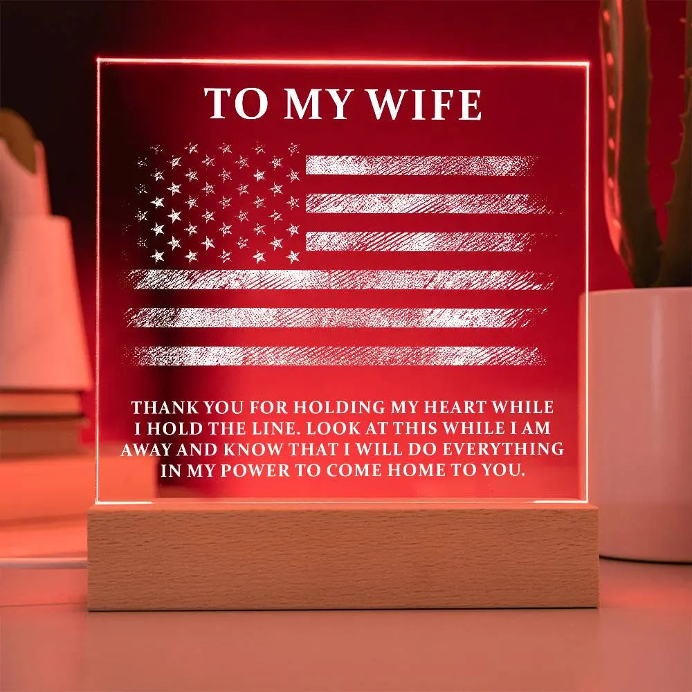 To My Wife | Acrylic Plaque