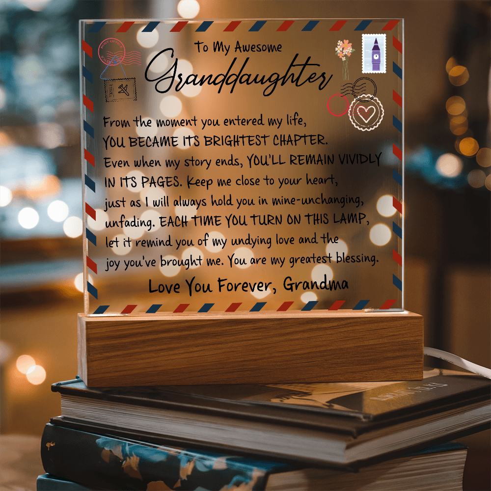 The Sunshine Plaque | Granddaughter Edition