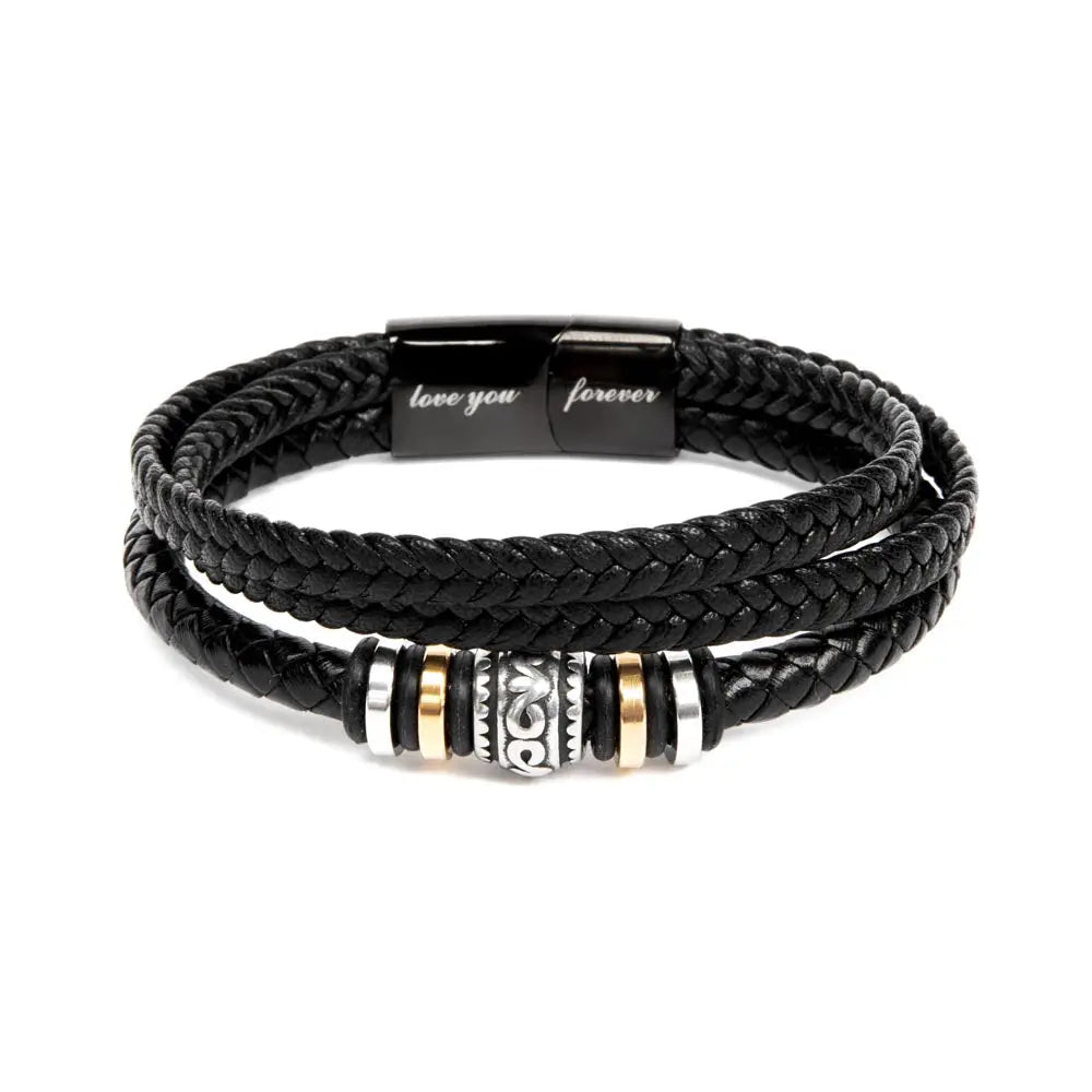 To My Man | I Love You Forever| Men's "Love You Forever" Bracelet