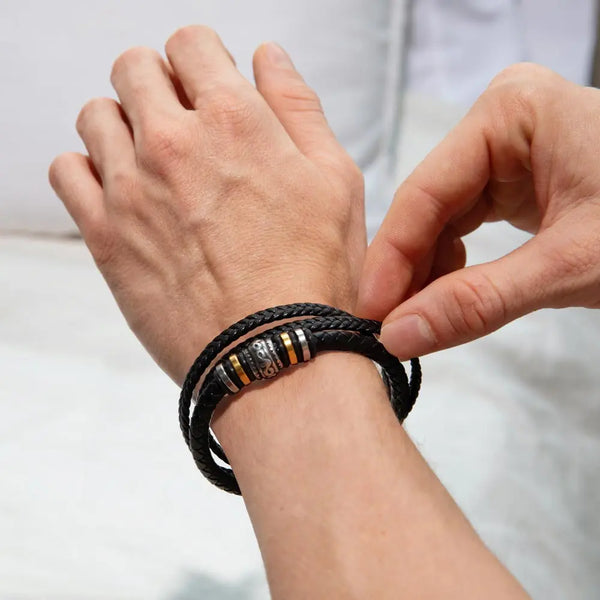 To My Man | I Love You Forever| Men's "Love You Forever" Bracelet