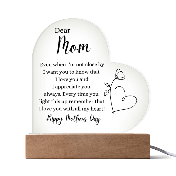 Mother's Day Gift- I Love You With All My Heart